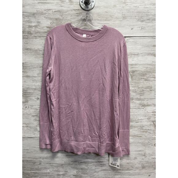 Lululemon Still at Ease Sweater Pink Antoinette Long Sleeve Size 10 - cashmere - Picture 1 of 16
